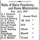 Vernal Express newspaper article 'Visits of Stake Presidency and Home Missionaries' 13 July 1899