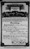 Marriage License for Robert Decker and Beulah Cooper