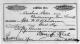 William C. Christensen's Missonary Donation Slip: 1899