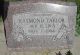 Headstone for Raymond Taylor