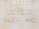 Family Headstone of the Sylvanus Collett Family