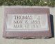 Thomas Jefferson Patrick Burial Headstone