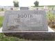Headstone for J. Earl Booth (1904-1962) and Margaret J. Booth (1906-2001)