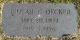 Headstone for Beulah Frances Cooper Decker