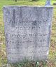 Headstone of Elvira P. Dressor Huntington in the Huntingtonville Rural Cemetery of Watertown, NY