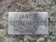 Headstone for Jane Elliott Stonehocker