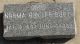 The Headstone of Norma Louise (Felt) Burt in the Salt Lake City Cemetery