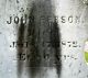 Headstone for John Ferson