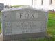 Fox family headstone