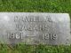 Headstone for Daniel A Hagans 1861-1919
