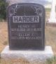 The Headstone of Henry H. and Ellen Harder in the Kamas Cemetery