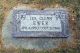 Headstone for Lex Glenn Ewer, April 4, 1950-October 31, 1966