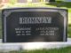 Headstone for Melbourne Romney and his wife LaRue Petersen