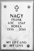 The Headstone of Frank Nagy in the Georgia National Cemetery
