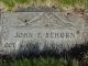Headstone for John F. Sehorn