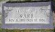 Headstone for Franklin James Warr