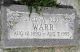 Headstone for Sarah Edna Kerr Warr