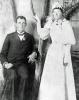 John Seymour and and wife Barbara Ann Phelps at their Wedding