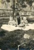 Lyman C. Metcalf and his twin sisters Evelyn and Eloise