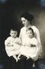 Ivy Lucille Metcalf with Evelyn and Eloise