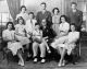 Joseph P. Kennedy and Rose Fitzgerald Kennedy pose with their nine children in Bronxville, N.Y. in 1938