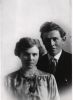 Wedding photo of Agnes Rebecca Jacobsen and George Peter Mortensen