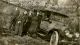 Lorentz, Doris, Eva, Ristine and Willard's first car