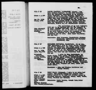 1798 Will Abstract Elizabeth Martineau 1732-1799