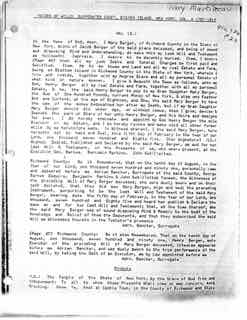 1785 Will of Mary Martineau