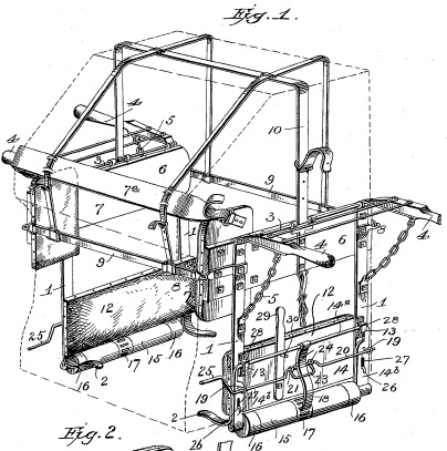 Philo Wayne Raynor Piano Truck Patent US 616972 A  