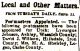 1879-10-01 - Deseret News - Postmasters Appointed