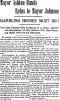 1906-01-06 - Vernal Express - Mayor Ashton Hands Reins to Mayor Johnson