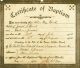 1919 Certificate of Baptism for Helen May Resch, daughter of Joseph Resch and Barbara Jiracek.