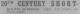 1907 Directory Listing for 20th Century Shorthand School