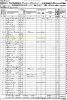 1860 United States Census for Rebecca Dye (maiden name Harrison) and her daughter Mary Evaline Dye.