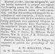 Alfred L. Brigance appointed delegate to attend Democratic State Convention in 1853