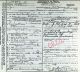 Certificate of Death, Commonwealth of Virginia, Department of Health, Bureau of Vital Records