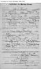 The Marriage Record of John S Bennett and Lillian Kathryn (Harman) Flansbaum in 1944