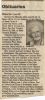 1991 Obituary of Blanche Allen Leavitt