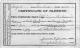 Clayl Dixon Christensen Baby Blessing Certificate: 3 July 1921