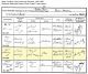 The Birth Record of Julia Fox in 1856