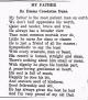 Poem about David Crookston by his daughter Emma