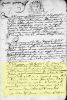 1736 Baptism for Marie Cuny