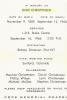 Dixie Faucett Christensen Funeral Program in Farmington, New Mexico: September 16th, 1966