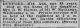 1924 Death Notice of Ann Dunford