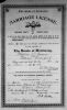 Marriage License for Wallace P. Eason and Mary A. Cranford
