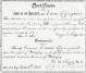Widwifery Certificate of Completion for Emma Anderson Liljenquist: March 8th, 1888