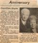 George and Erma Staples 50th Wedding Anniversary Article: 1983