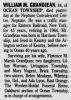 1992 Obituary of William M Grandjean