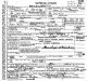 The Death Certificate of Della (Brown) Haack in 1962